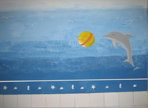 Mural de ni&ntilde;o